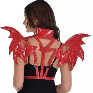 Red Winged Harness Costume Accessory